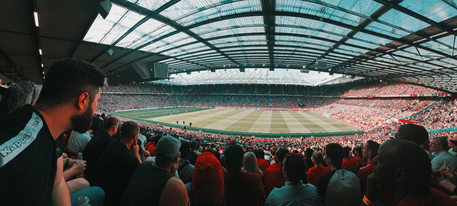 Supporters at Old Trafford
